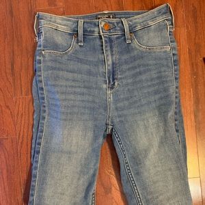 abercrombie high rise jeans